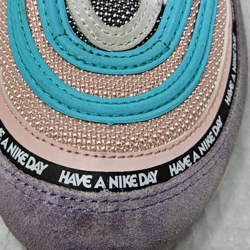 Nike Air Max 97 'Have a Nike Day' Purple White Black Coral Sneaker Youth Size 6Y